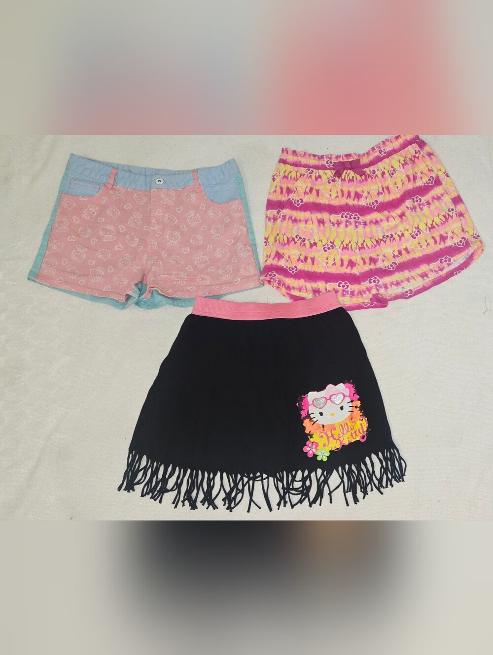 Hello Kitty Girls Shorts Skort Size XL